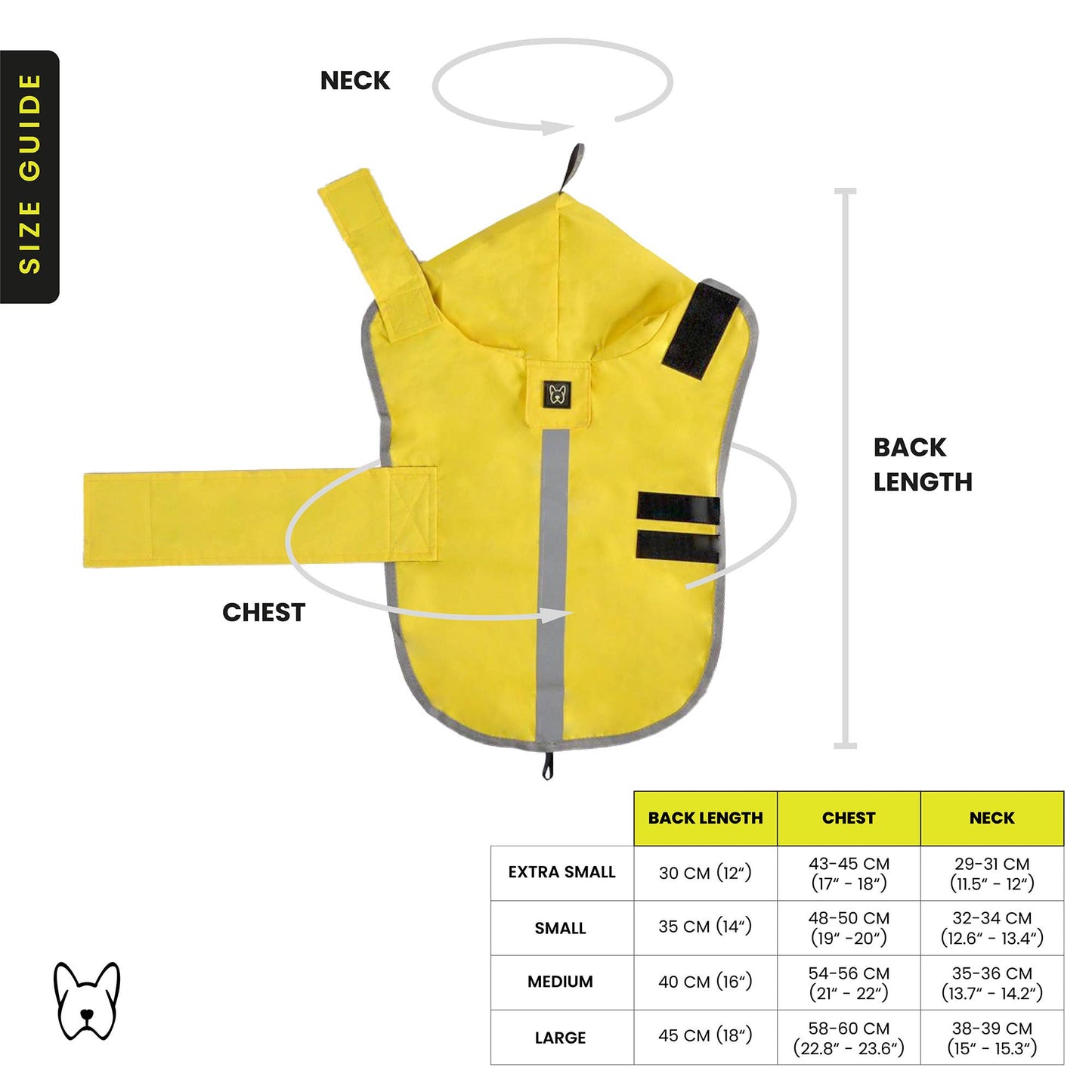 Nandog Pet Gear - Rain Coat Nandog Sport Collection: S