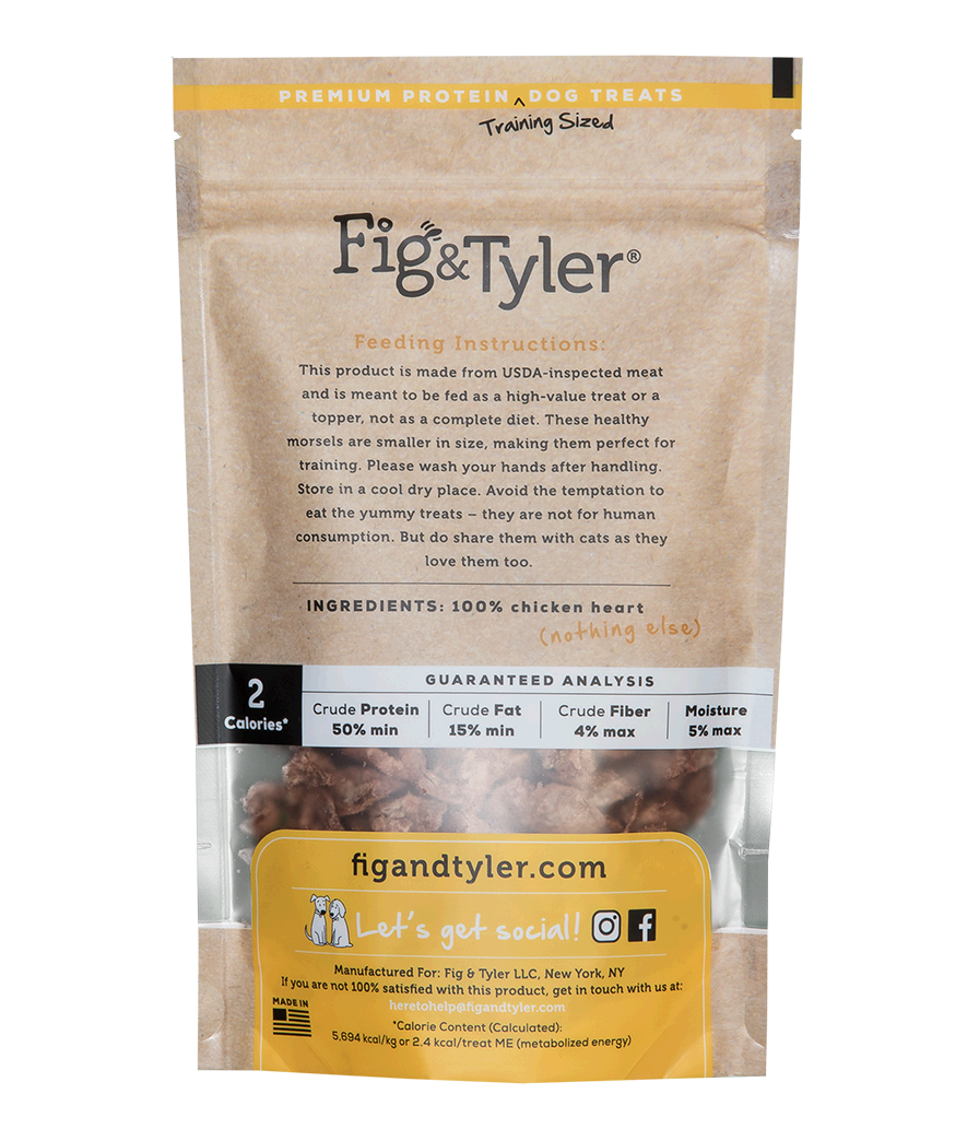Fig & Tyler - Freeze-Dried Chicken Heart Morsels