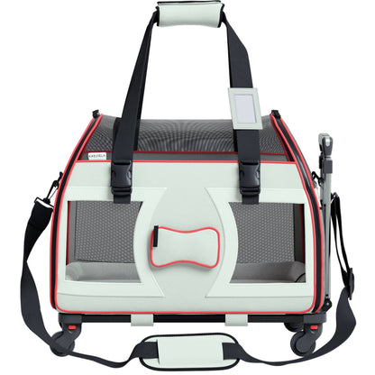 Luxury Rider Pet Carrier with Removable Wheels