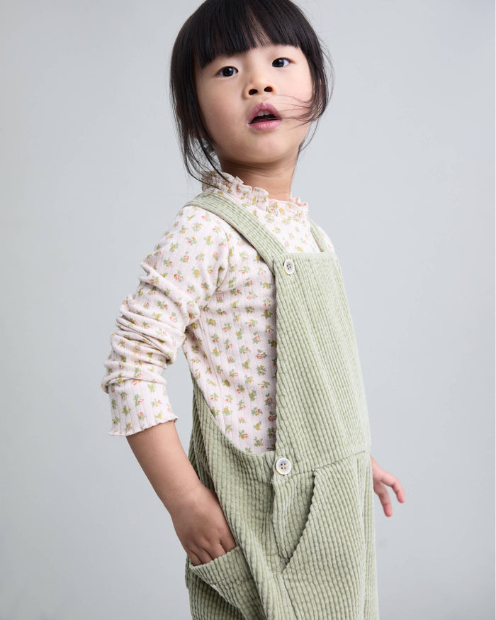 Baby Cottage Rib T-Shirt Cream Pink
