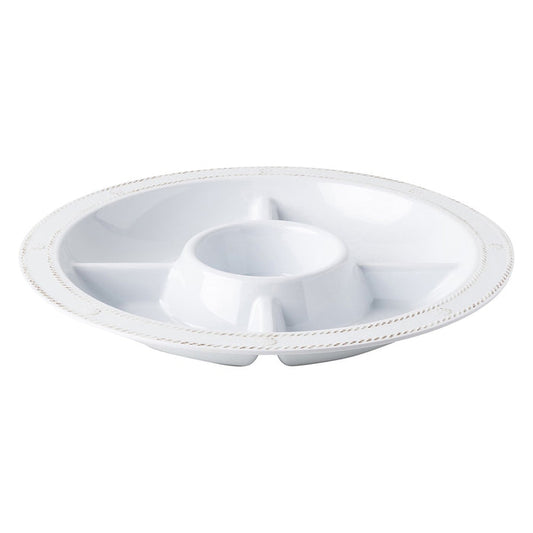 Berry & Thread Melamine 15" Crudite Sectioned Server