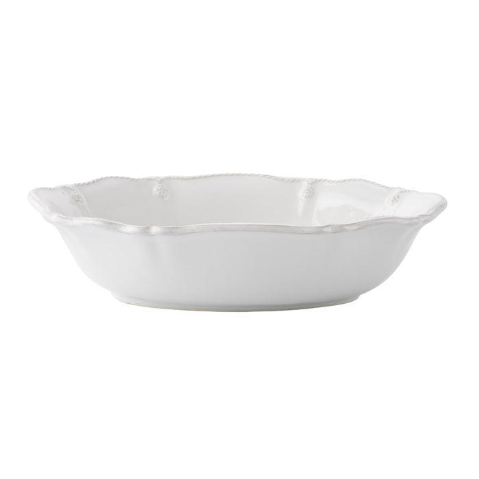 Berry & Thread Whitewash 12" Oval Serving Bowl