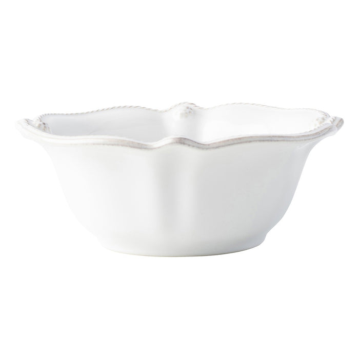 Berry & Thread Whitewash Scallop Cereal/Ice Cream Bowl