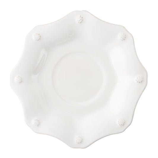 Berry & Thread Whitewash Scallop Saucer
