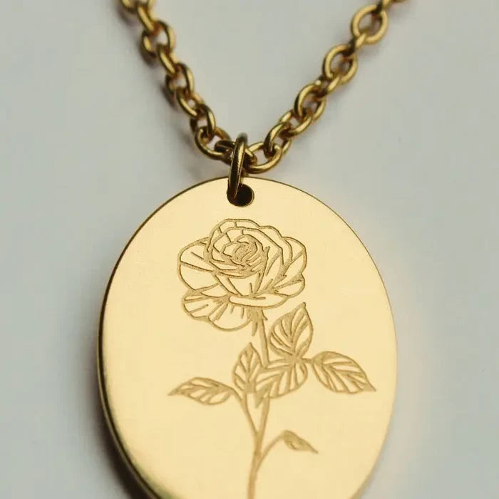 Birth Flower Necklace