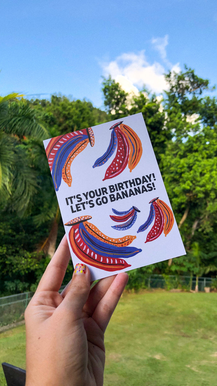 Birthday Bananas Card
