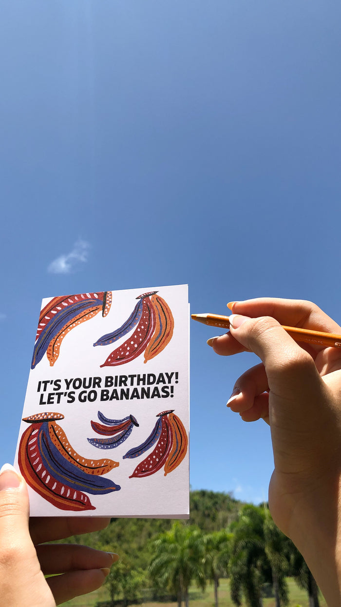 Birthday Bananas Card