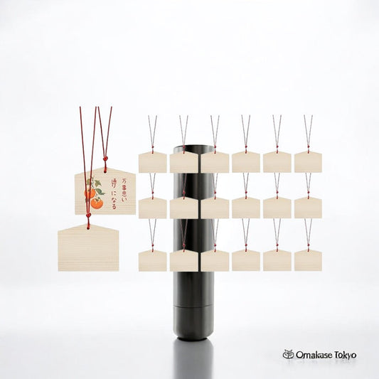 Blessing Wooden Votive Tablet Set – Plain Ema Style (20 Pieces)