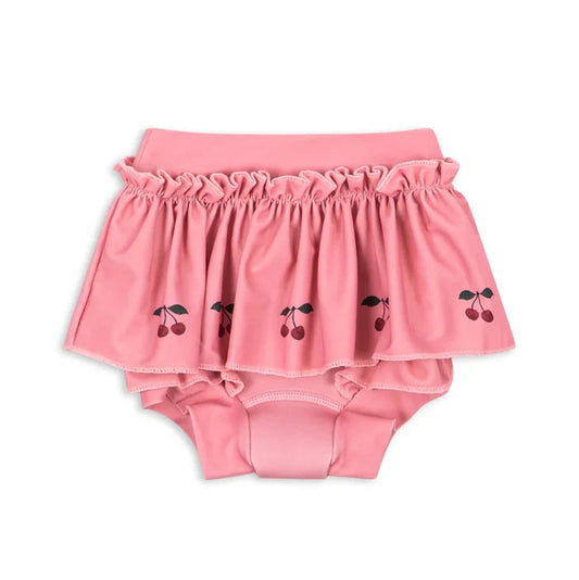 Bobbi Frill Swim Shorts Mahogany Rose