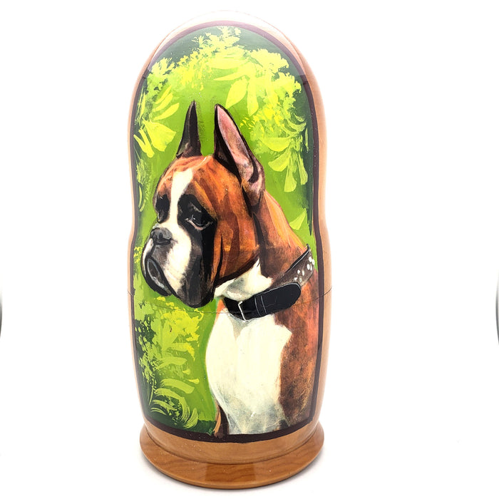 Boxer Nesting Doll Set 7" Tall