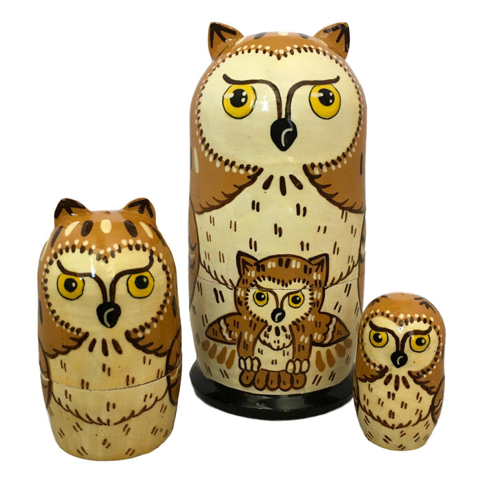 Owl nesting dolls