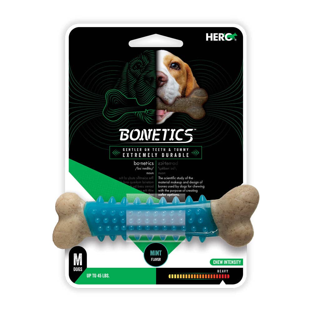 Caitec Inc - Hero Bonetics™ Dental Bone Dog Chew Toy