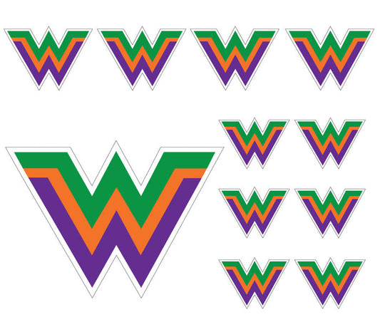 Camp Logo-Waldemar Decal Set 11-Pack