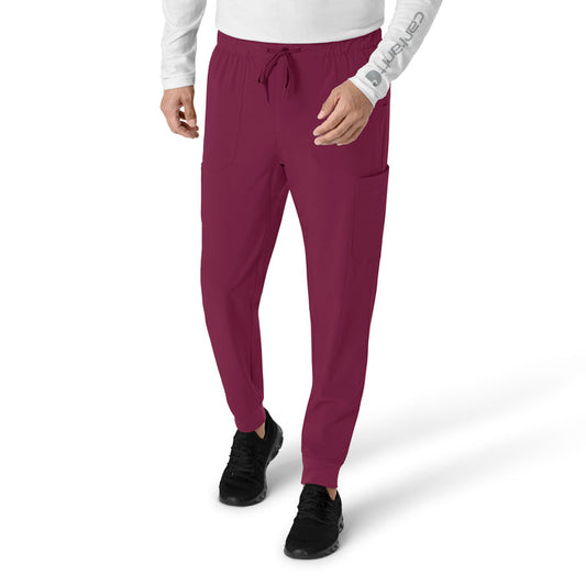 Force Cross-Flex Men's Jogger Scrub Pant Wine