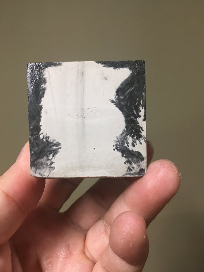 Carré 2 w/X-Small Succulent / Marble