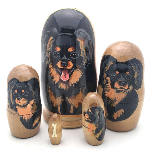 Cavalier King Charles Spaniel Nesting Doll 4" Set