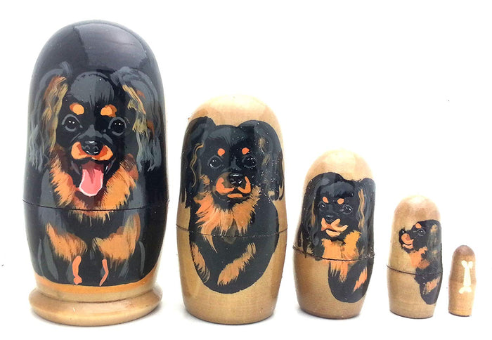 Cavalier King Charles Spaniel Nesting Doll 4" Set