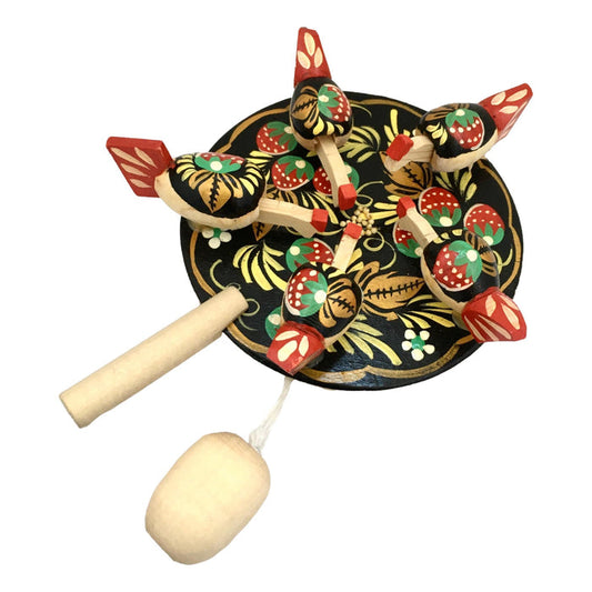 Chicken Wooden Toy for Kids BuyRussianGifts Store