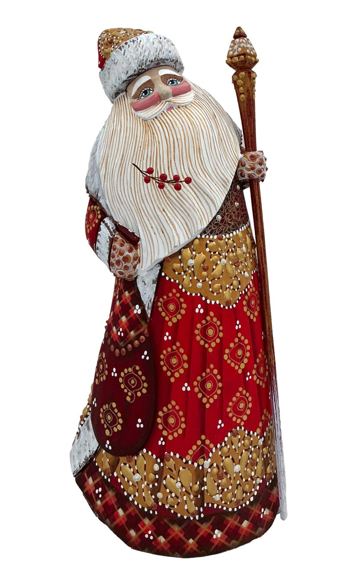 Christmas Gift Hand Carved Santa BuyRussianGifts Store