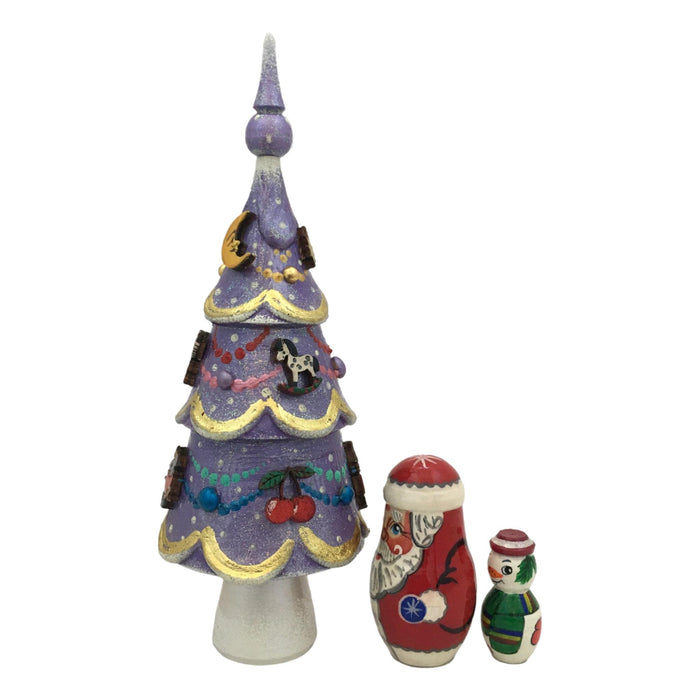 Christmas nesting dolls