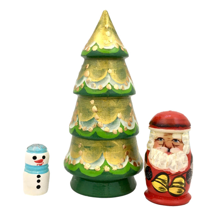 Russian nesting dolls Christmas tree