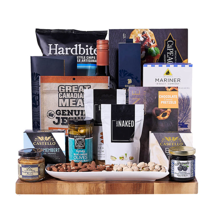 Colchagua Valley Carmen Reserva Carménère Wine & Snack Gift, wine gift, wine, gourmet gift, gourmet, nuts gift, nuts