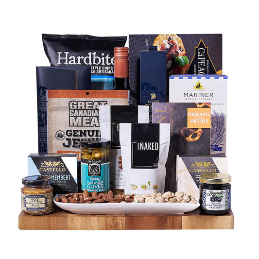 Colchagua Valley Carmen Reserva Carménère Wine & Snack Gift, wine gift, wine, gourmet gift, gourmet, nuts gift, nuts