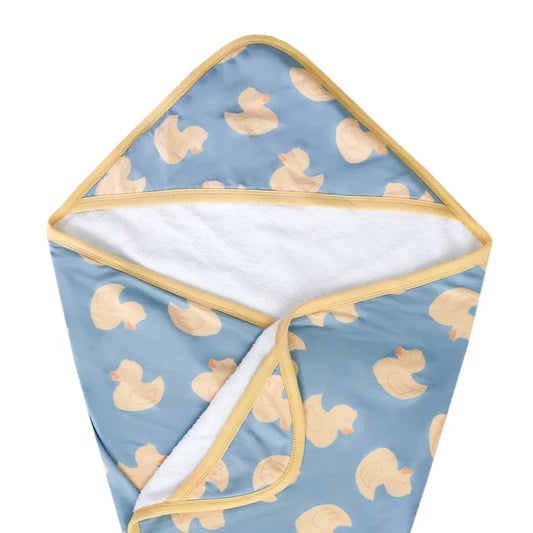 Copper Pearl Premium Knit Hooded Towel in Ducky