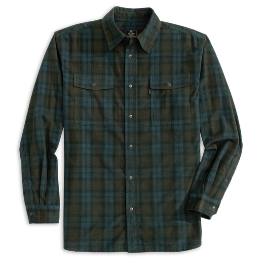 Darden Corduroy Shirt: Midnight
