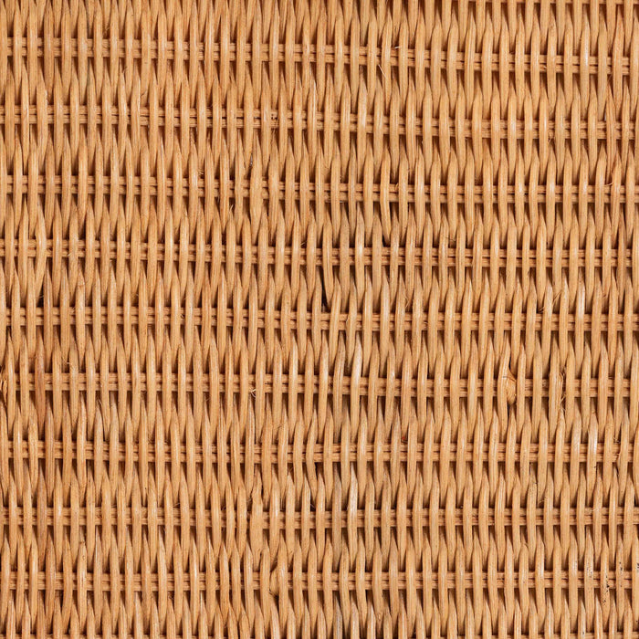 Dashiell Lidded Rattan Basket by bali & pari — material and construction detail