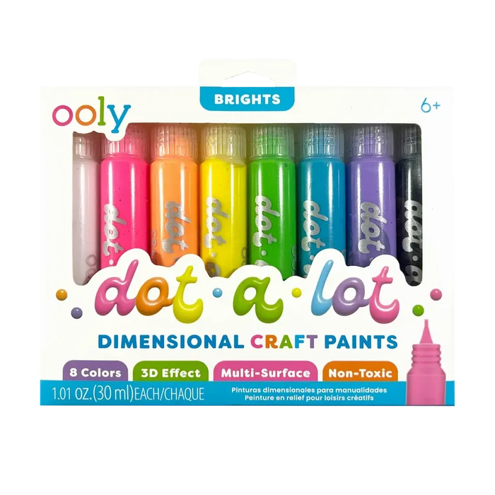Dot-A-Lot Dimensional Craft Paint - Bright