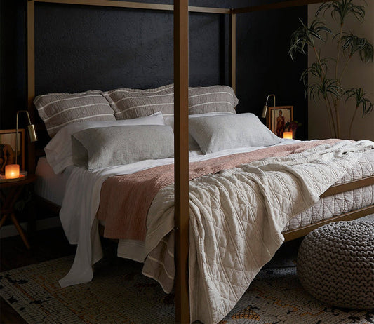 Dr. Weil Relaxed Hemp Pillowcases by Dr. Weil by PureCare, in bedroom