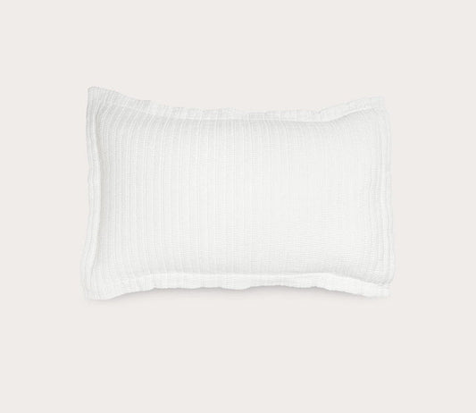 Dr. Weil Ridgeback Pillow Sham by Dr. Weil by PureCare in white, standard