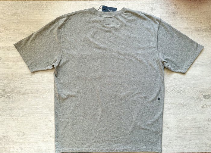 Drake's Grey Short Sleeve Chest Pocket Hiking Tee Shirt - House Of Huntington