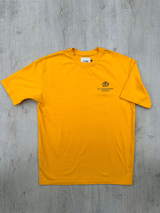 Drake's Mughal Archer Yellow Tee Shirt - House Of Huntington