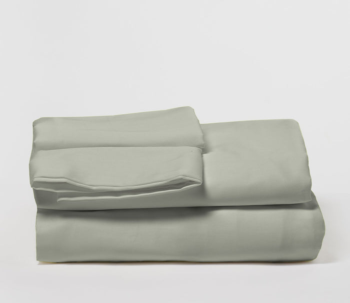 DreamFit Degree 3 Cotton Sheet Set, in sage, silo