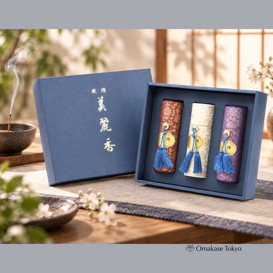 Eirakuya 3-Scent Low-Smoke Incense Gift Set