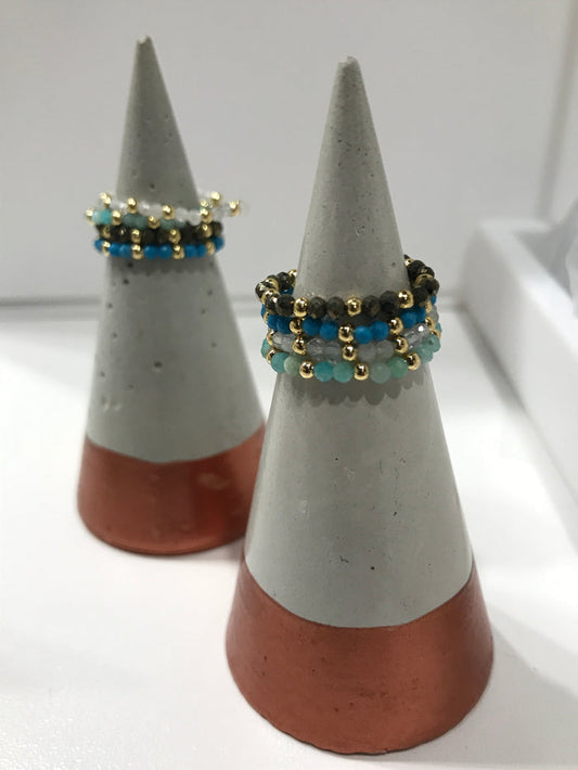 Elastic Beaded Rings