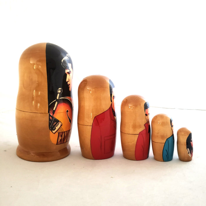 Elvis Presley Russian Stacking Doll 7"Tall BuyRussianGifts Store