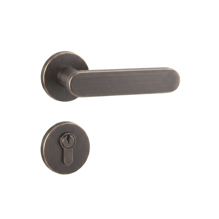 Elwood Solid Brass Lever Set