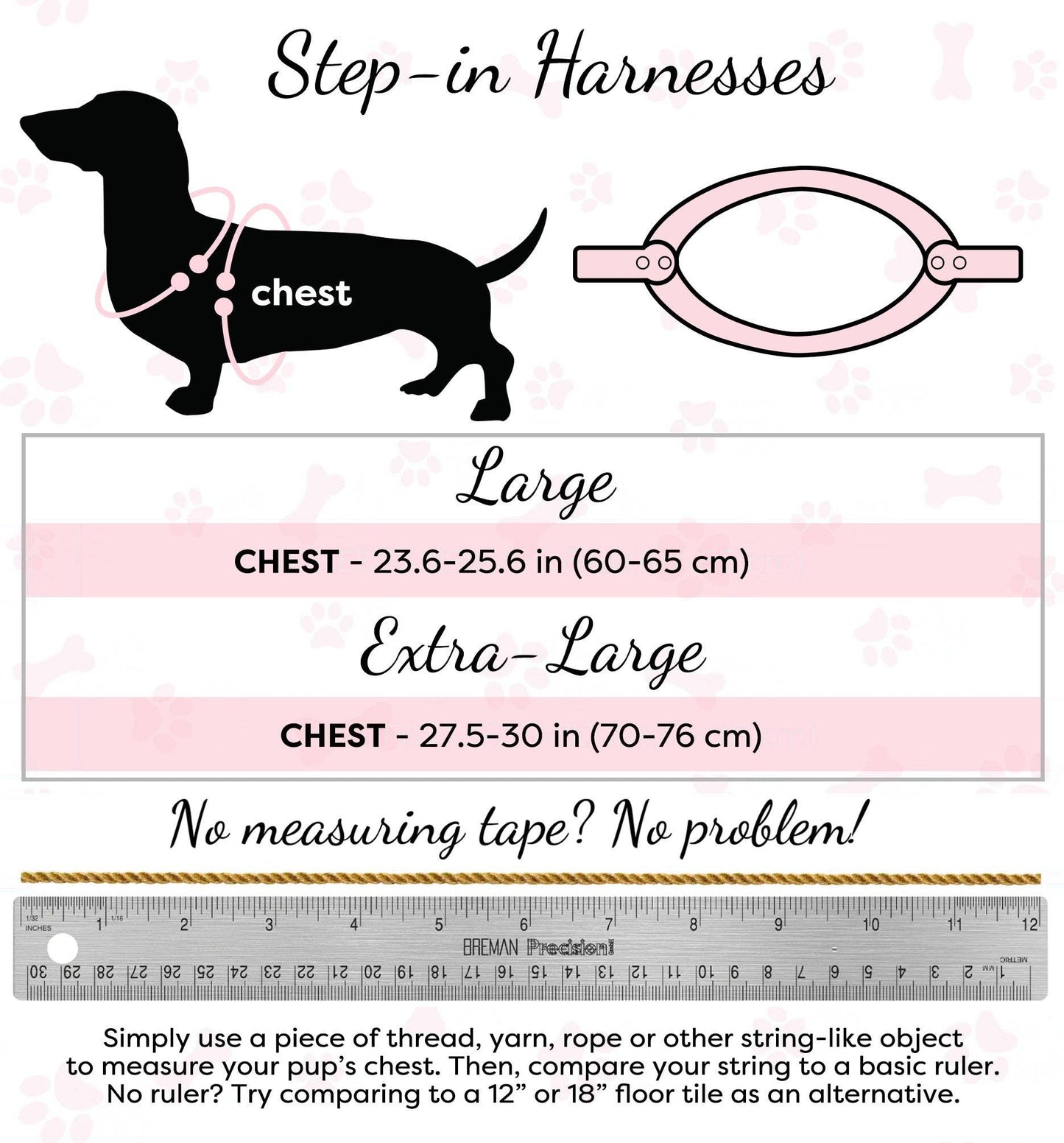 PoisePup - STEP-IN HARNESS - BELLA ROSE