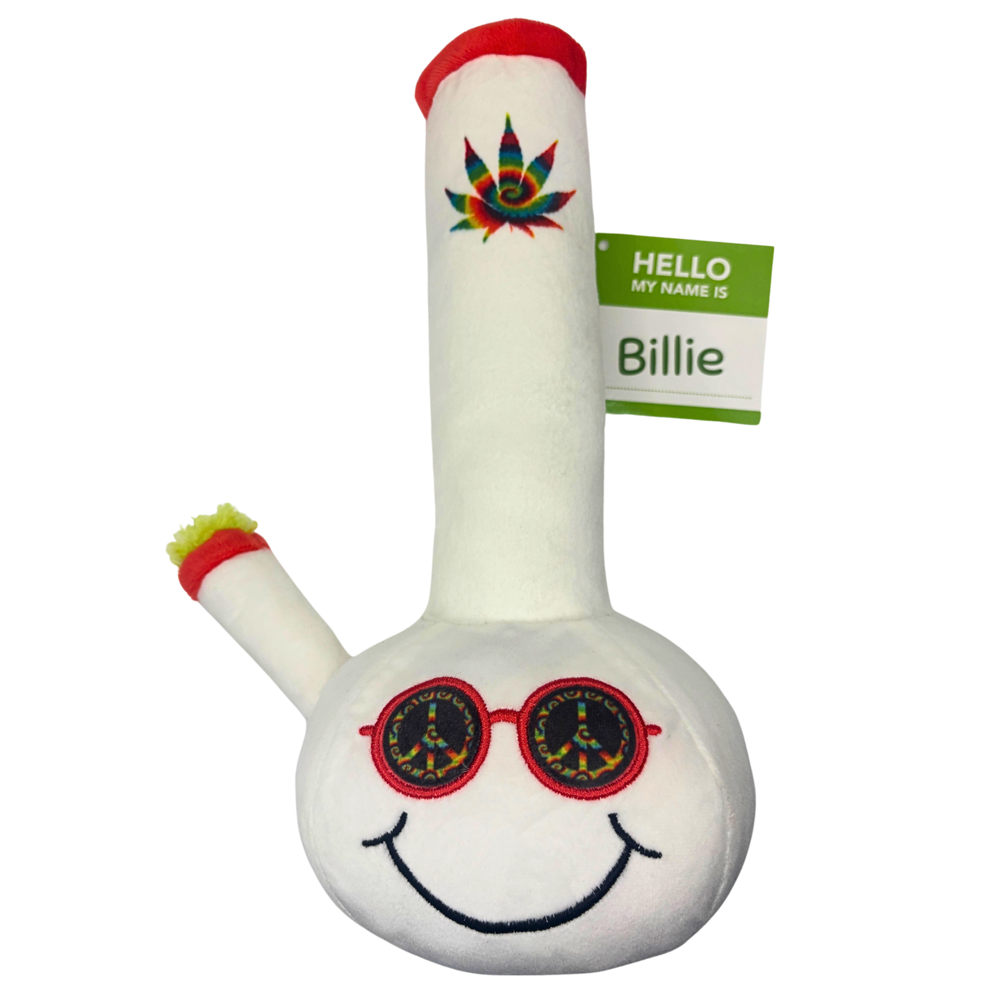 PAW:20 - Billie Bong, Parody Plush Squeaker 420 Dog Toy