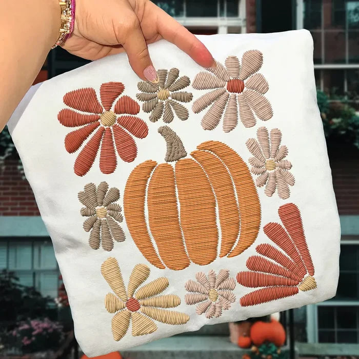 Pumpkin Embroidery