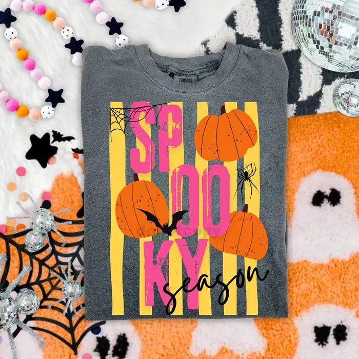 Spooky Season Retro Stripe