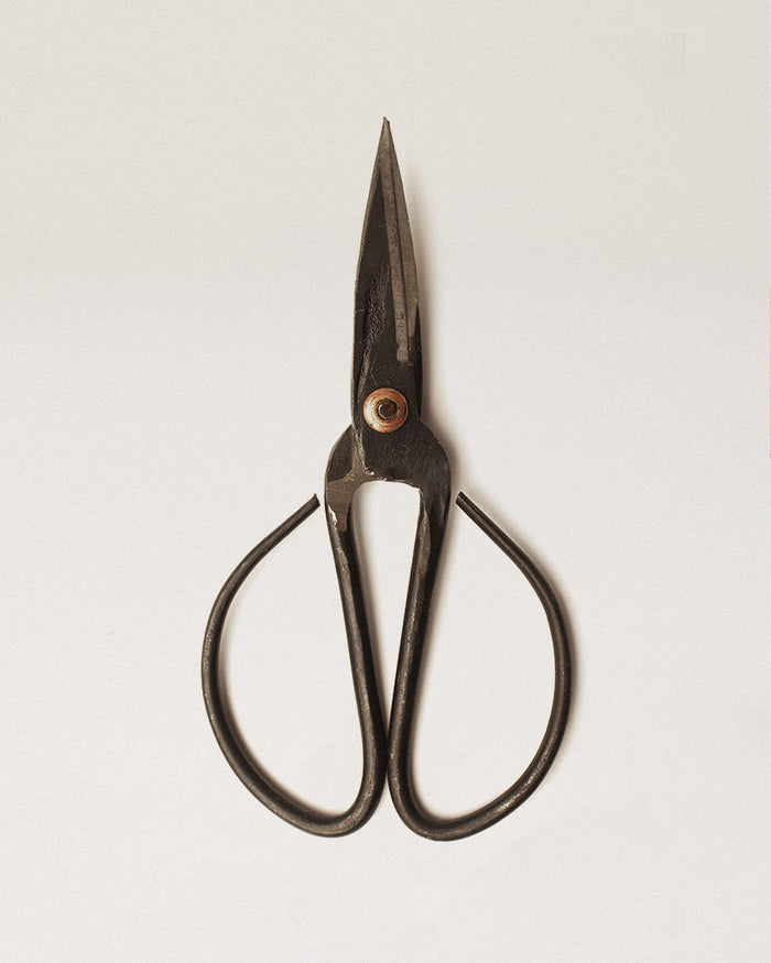 Forged Steel Scissors — forged scissors shown individually; Farmhouse Pottery