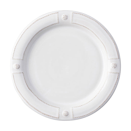 French Panel Whitewash Dinner Plate