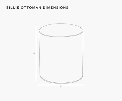 Billie Ottoman - Bramble