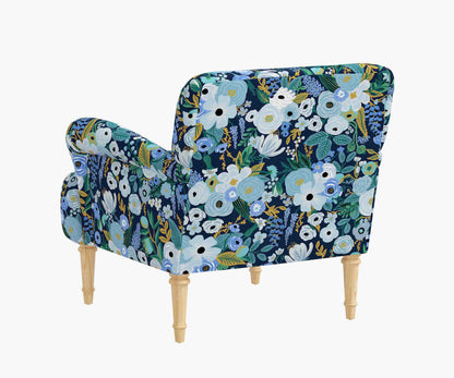 Bristol Armchair - Garden Party Blue