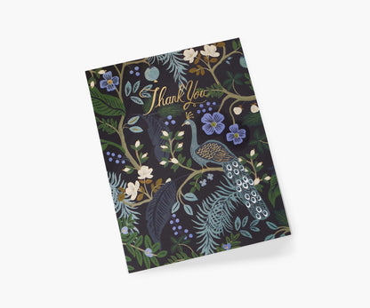 Peacock Thank You Cards - Boxed Set