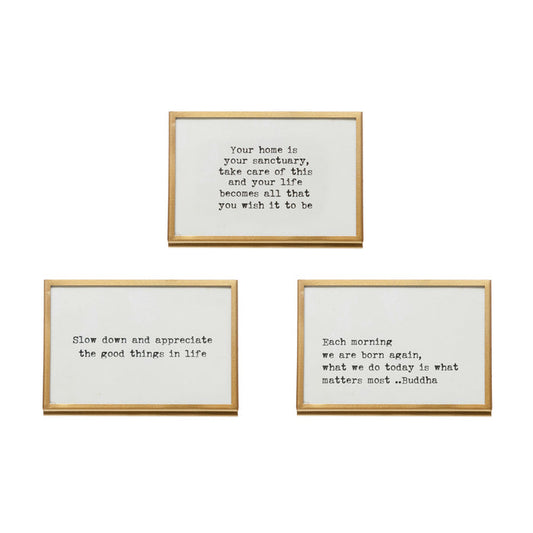Gold Frame on Easel